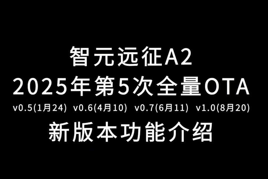 william威廉远征A2完成第五次OTA升级，迈向场景应用“全面智能体”